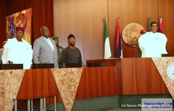 Photos From The Federal Executive Council Meeting Today